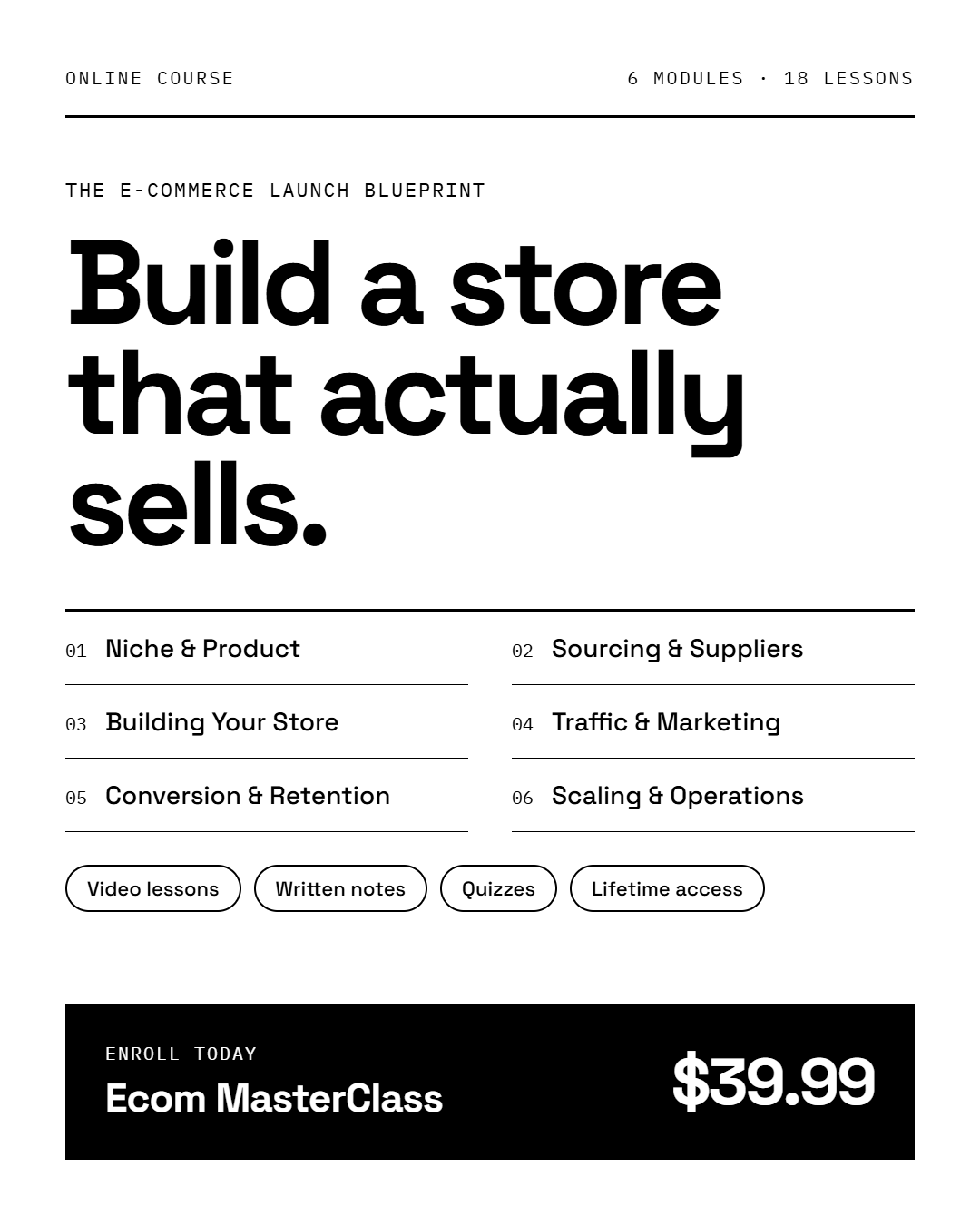 Ecommerce Course